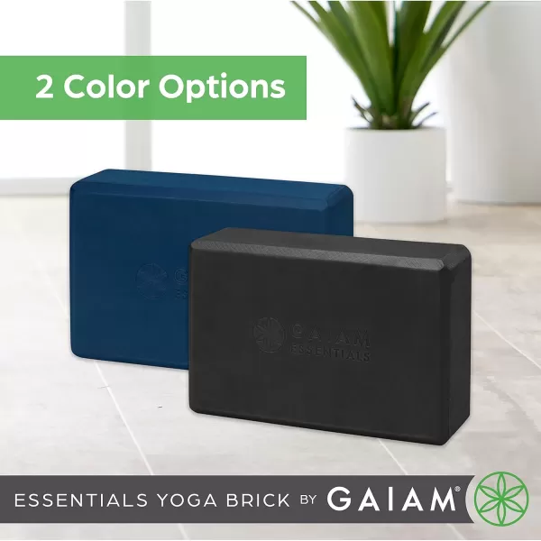 Gaiam Essentials Yoga Brick | Sold as Single Block | EVA Foam Block Accessories for Yoga