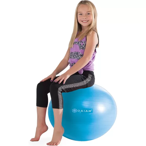 Gaiam Kids Balance Ball - Exercise Stability Yoga Ball, Kids Alternative Flexible Seating for Active Children in Home or Classroom , 45cm