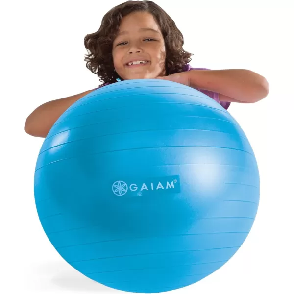 Gaiam Kids Balance Ball - Exercise Stability Yoga Ball, Kids Alternative Flexible Seating for Active Children in Home or Classroom , 45cm