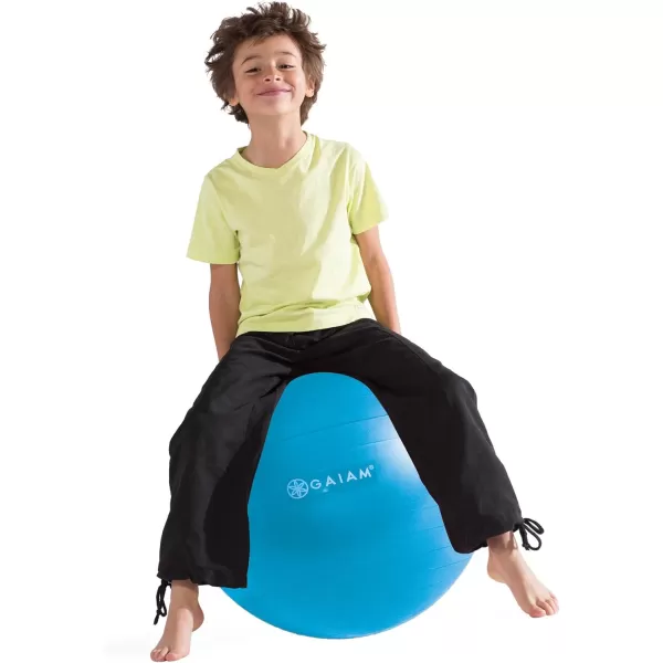 Gaiam Kids Balance Ball - Exercise Stability Yoga Ball, Kids Alternative Flexible Seating for Active Children in Home or Classroom , 45cm