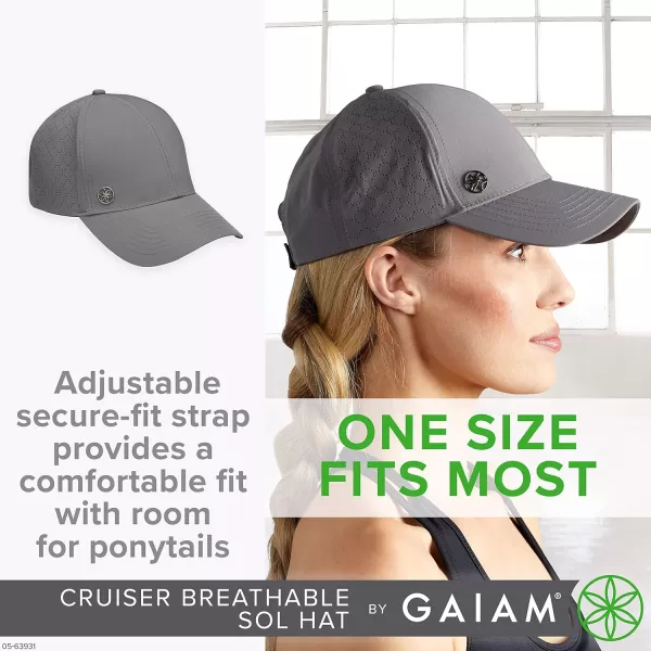 Gaiam Women's Hat-Cruiser Breathable Sol