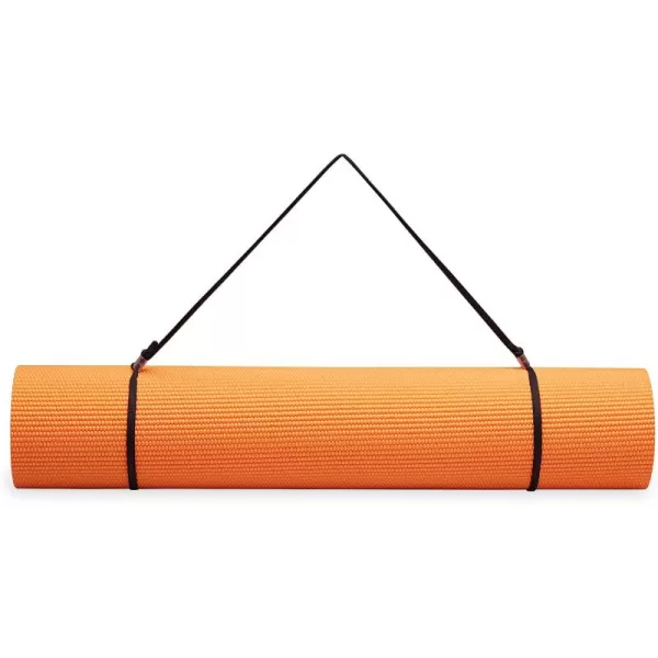 Gaiam Essentials Premium Yoga Mat with Yoga Mat Carrier Sling 