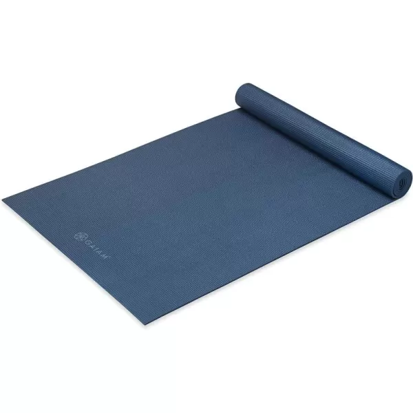 Gaiam Yoga Mat - Premium 5mm Solid Thick Non Slip Exercise &amp; Fitness Mat for All Types of Yoga, Pilates &amp; Floor Workouts 