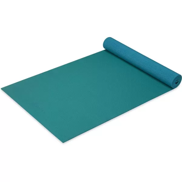 Gaiam Yoga Mat - Premium 5mm Solid Thick Non Slip Exercise &amp; Fitness Mat for All Types of Yoga, Pilates &amp; Floor Workouts 