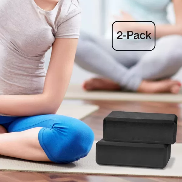 Gaiam Essentials Yoga Block  – Supportive, Soft Non-Slip Foam Surface For Yoga, Pilates, Meditation