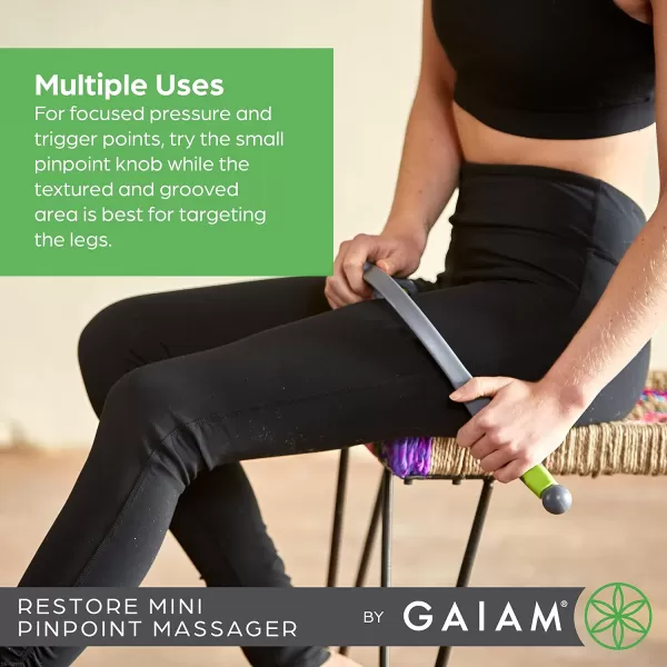 Gaiam Restore Mini Pinpoint Muscle Massage Stick Roller