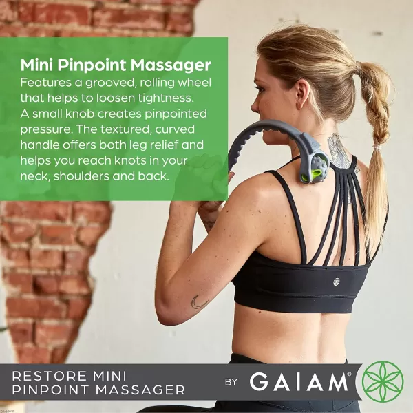 Gaiam Restore Mini Pinpoint Muscle Massage Stick Roller