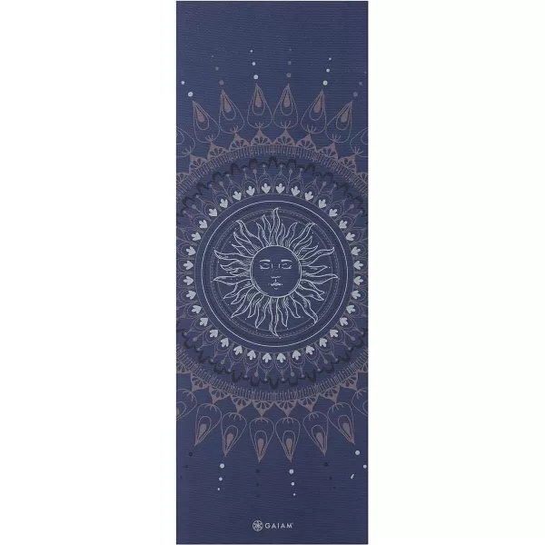 Gaiam Yoga Mat - Premium 6mm Print Extra Thick Non Slip Exercise &amp; Fitness Mat for All Types of Yoga, Pilates &amp; Floor Workouts 