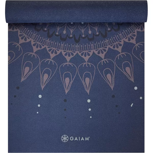 Gaiam Yoga Mat - Premium 6mm Print Extra Thick Non Slip Exercise &amp; Fitness Mat for All Types of Yoga, Pilates &amp; Floor Workouts 