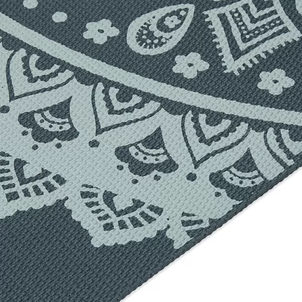 Gaiam Yoga Mat - Premium 6mm Print Extra Thick Non Slip Exercise &amp; Fitness Mat for All Types of Yoga, Pilates &amp; Floor Workouts 