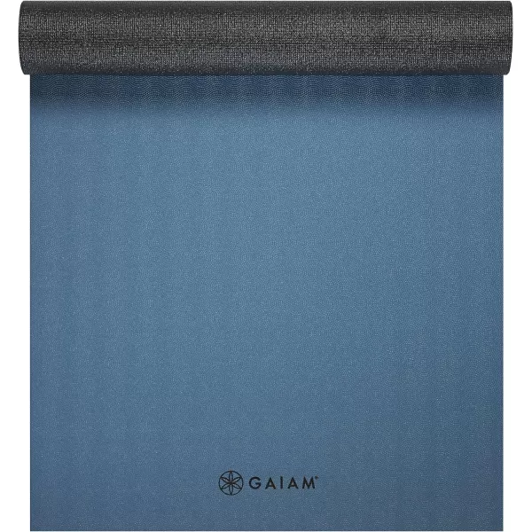 Gaiam Yoga Mat - Ultra-Sticky 6mm Extra Thick Exercise &amp; Fitness Mat All Types Yoga, Pilates &amp; Floor Exercises 