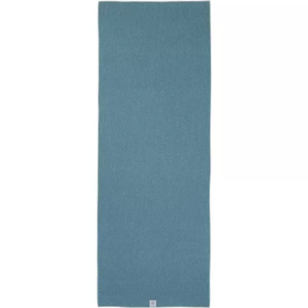 Gaiam Yoga Towel - Mat Sized Active Dry Non Slip Moisture Wicking Sweat Absorbent Microfiber Hot Yoga Towel for Women &amp; Men | Stay-Put Corner Pockets 