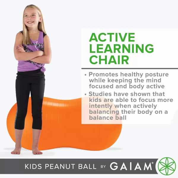 Peanut Bounce Desk Chair -Exercise Yoga Balance Sitting Ball - Sensory Toys- Flexible Seating, Wiggle Seat for Boys and Girls