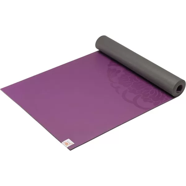 Gaiam Dry-Grip Yoga Mat - 5mm Thick Non-Slip Exercise &amp; Fitness Mat for Standard or Hot Yoga, Pilates and Floor Workouts - Cushioned Support, Non-Slip Coat - 68 x 24 Inches