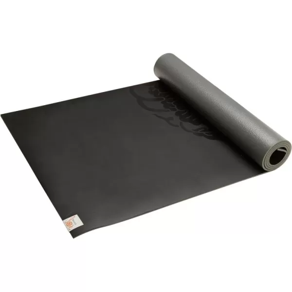 Gaiam Dry-Grip Yoga Mat - 5mm Thick Non-Slip Exercise &amp; Fitness Mat for Standard or Hot Yoga, Pilates and Floor Workouts - Cushioned Support, Non-Slip Coat - 68 x 24 Inches)