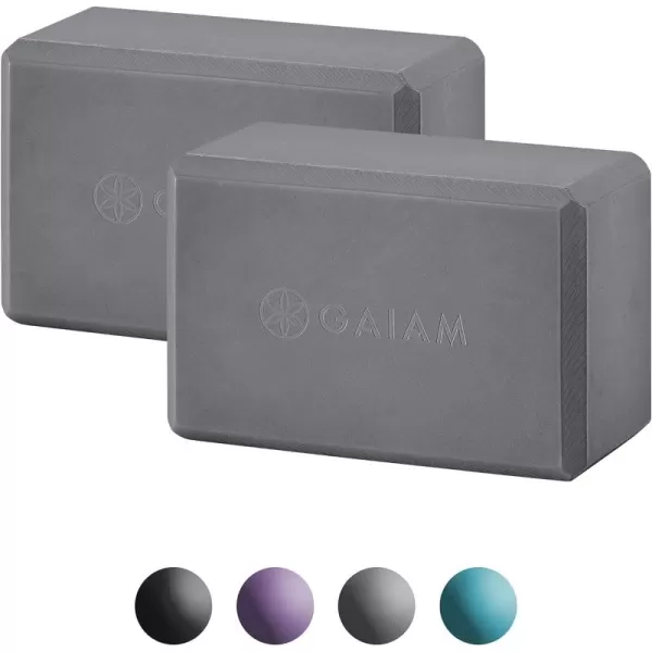 Gaiam Essentials Yoga Block  – Supportive, Soft Non-Slip Foam Surface For Yoga, Pilates, Meditation