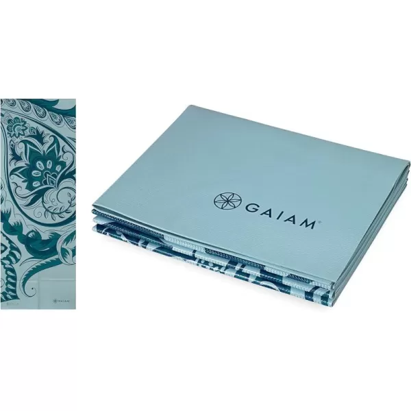 Gaiam Yoga Mat - Folding Travel Fitness &amp; Exercise Mat - Foldable Yoga Mat for All Types of Yoga, Pilates &amp; Floor Workouts 