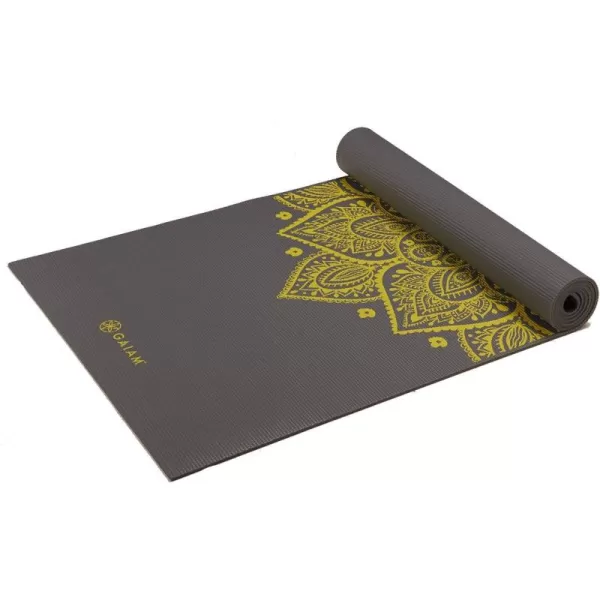 Gaiam Yoga Mat - Premium 6mm Print Extra Thick Non Slip Exercise &amp; Fitness Mat for All Types of Yoga, Pilates &amp; Floor Workouts 