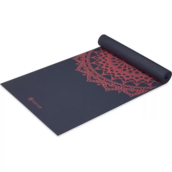 Gaiam Yoga Mat - Premium 6mm Print Extra Thick Non Slip Exercise &amp; Fitness Mat for All Types of Yoga, Pilates &amp; Floor Workouts 