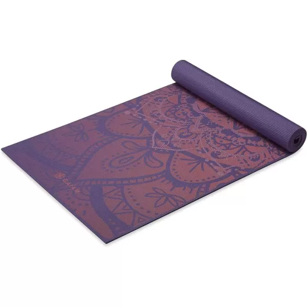 Gaiam Yoga Mat - Premium 6mm Print Extra Thick Non Slip Exercise &amp; Fitness Mat for All Types of Yoga, Pilates &amp; Floor Workouts 