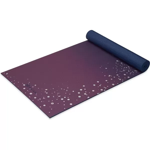 Gaiam Yoga Mat - Premium 6mm Print Extra Thick Non Slip Exercise &amp; Fitness Mat for All Types of Yoga, Pilates &amp; Floor Workouts 