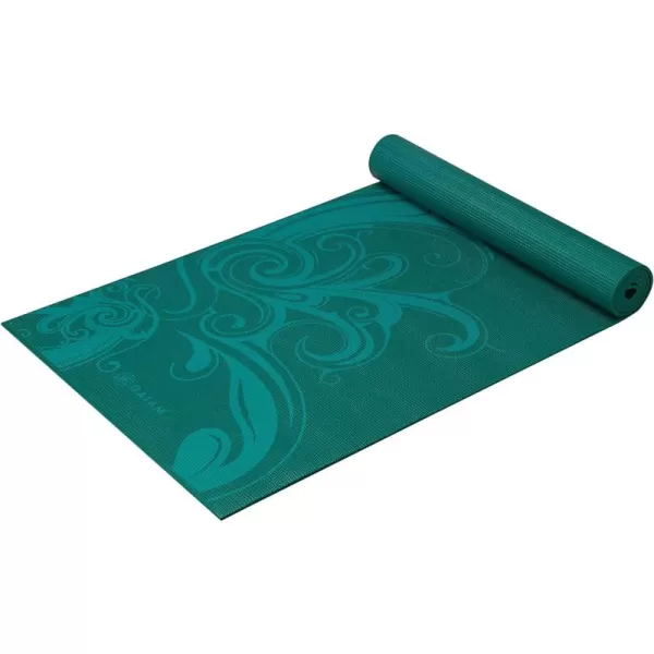 Gaiam Yoga Mat - Premium 6mm Print Extra Thick Non Slip Exercise &amp; Fitness Mat for All Types of Yoga, Pilates &amp; Floor Workouts 