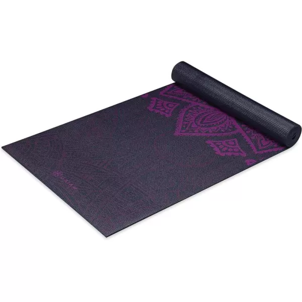 Gaiam Yoga Mat - Premium 6mm Print Extra Thick Non Slip Exercise &amp; Fitness Mat for All Types of Yoga, Pilates &amp; Floor Workouts 