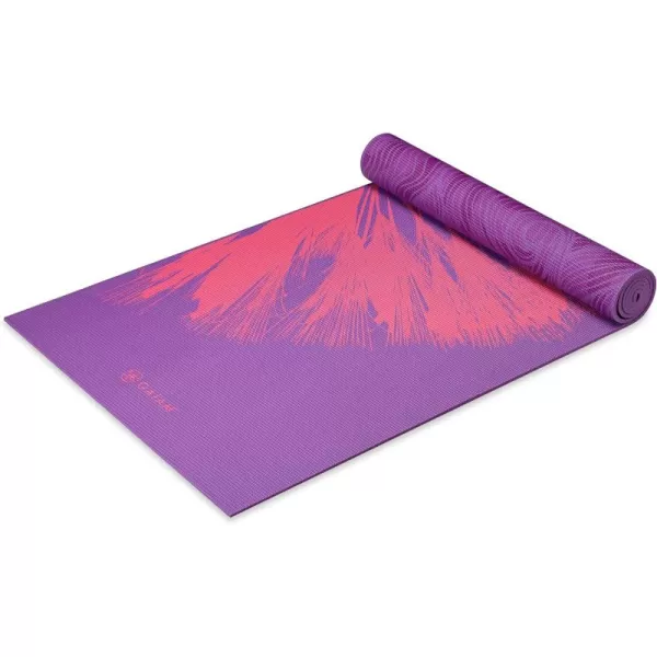 Gaiam Yoga Mat - Premium 6mm Print Reversible Extra Thick Non Slip Exercise &amp; Fitness Mat for All Types of Yoga, Pilates &amp; Floor Workouts 