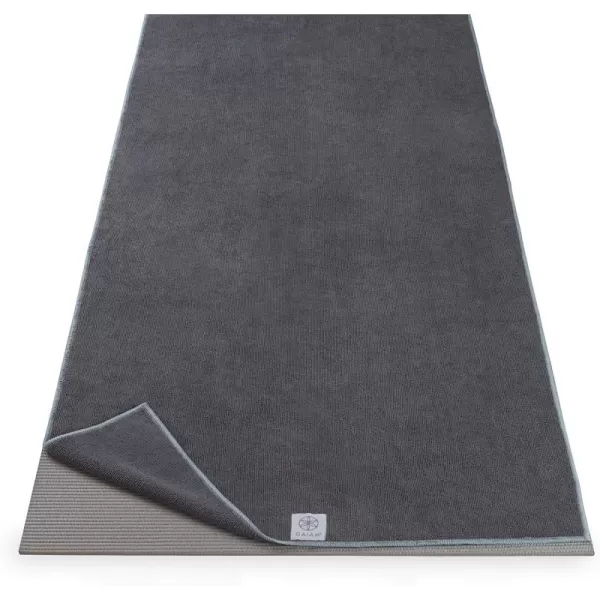 Gaiam Yoga Mat Towel Microfiber Mat-Sized Yoga Towel for Hot Yoga