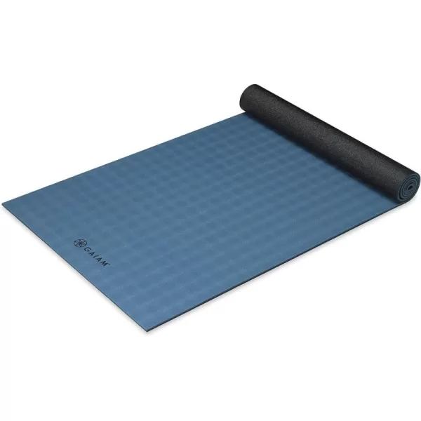 Gaiam Yoga Mat - Ultra-Sticky 6mm Extra Thick Exercise &amp; Fitness Mat All Types Yoga, Pilates &amp; Floor Exercises 