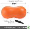imageActive Seat Peanut Shaped Bounce Desk Chair  Exercise Yoga Balance Sitting Ball Flexible Seating Wiggle Seat for Boys and Girls