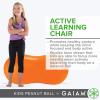 imageActive Seat Peanut Shaped Bounce Desk Chair  Exercise Yoga Balance Sitting Ball Flexible Seating Wiggle Seat for Boys and Girls