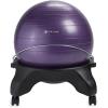 imageGaiam Classic Backless Balance Ball Chair  Exercise Stability Yoga Ball Premium Ergonomic Chair for Home and Office Desk with Air Pump Exercise Guide and Satisfaction GuaranteePurple