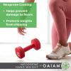 imageGaiam Dumbbell Hand Weight Sold in Singles  Neoprene Coated Exercise ampamp Fitness Dumbbell for Home Gym Equipment Workouts Strength Training Free Weights for Women MenC Green  8Pound