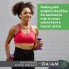imageGaiam Dumbbell Hand Weight Sold in Singles  Neoprene Coated Exercise ampamp Fitness Dumbbell for Home Gym Equipment Workouts Strength Training Free Weights for Women MenC Green  8Pound