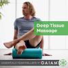 imageGaiam Essentials Foam Roller High Density Firm Deep Tissue Muscle Massager for Back Pain ampamp Sore Muscles18 Inch  Teal