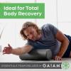 imageGaiam Essentials Foam Roller High Density Firm Deep Tissue Muscle Massager for Back Pain ampamp Sore Muscles18 Inch  Teal