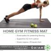 imageGaiam Essentials Interlocking Exercise Mat Square Puzzle Foam Tiles Home Gym Fitness Mat Workout Flooring MultiPurpose Use in Garage Basement KidsBaby Play Areas 235quot x 235quot x 048quot Thick