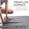 imageGaiam Essentials Interlocking Exercise Mat Square Puzzle Foam Tiles Home Gym Fitness Mat Workout Flooring MultiPurpose Use in Garage Basement KidsBaby Play Areas 235quot x 235quot x 048quot Thick