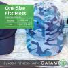 imageGaiam Womens Classic Fitness Hat Baseball CapLeopard Print Black