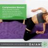 imageGaiam Yoga Compression Sleeves  Pair of Sleeves for Pilates Training General Fitness  ComfortFit Support for Muscles  Sold as Pairs in 18quot Arm and 22quot Leg Sleeve Options One Size Fits MostLeg Sleeves Set of 2