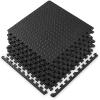imageGaiam Essentials Interlocking Exercise Mat Square Puzzle Foam Tiles Home Gym Fitness Mat Workout Flooring MultiPurpose Use in Garage Basement KidsBaby Play Areas 235quot x 235quot x 048quot Thick