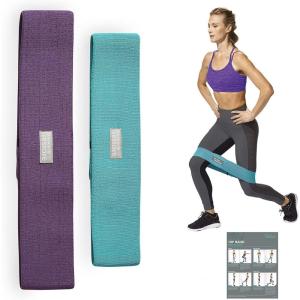imageGaiam Restore Booty Bands Resistance Loops Hip Band Circle Set of 2 Elastic Glute Bands for Women ampamp Men in Progressive Resistance for Legs Butt Thigh Squats Ankle Exercise Guide Included1 EA