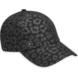 imageGaiam Womens Classic Fitness Hat Baseball CapLeopard Print Black