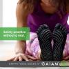 imageGaiam 0552204 Grippy Yoga Socks BlackGrey MediumLarge