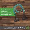imageGaiam 3in1 Resistance Band Kit with ComfortGrip Handles and Interchangeable Strength Bands for High Intensity Training1 EA