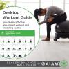 imageGaiam Classic Balance Ball Chair  Ergonomic Stability Chair for Desk ampamp Office  Yoga Ball Seat with Base Air Pump ampamp Exercise Guide  Improves Posture ampamp Core Strength 300 lb CapacityCool Grey