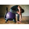 imageGaiam Classic Balance Ball Chair  Ergonomic Stability Chair for Desk ampamp Office  Yoga Ball Seat with Base Air Pump ampamp Exercise Guide  Improves Posture ampamp Core Strength 300 lb CapacityPurple