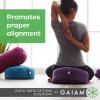 imageGaiam Ergonomic BuckwheatPurple  Zafu