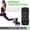 imageGaiam Essentials Exercise Step Platform Aerobic Stepper Bench Fitness Equipment Workout Deck with Adjustable Riser Height ampamp Non Slip Textured Surface Black